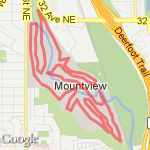 Elks round of golf route map