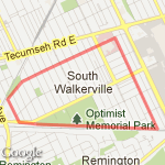 route a-5km route map