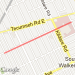 route b- fast 2km  route map