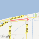 Teller to Blackwell trail run route map