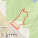red butte short loop route map