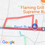 RVC & Pine route map