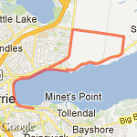 18k from Southshore route map