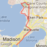 Bay Warner route map