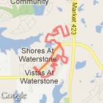 Landing Vistas route map