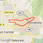 u of u to red butte route map