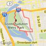 audubon run route map