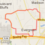 work 6mile route map