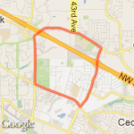 Murray-Walker-158th-Cornell Loop route map