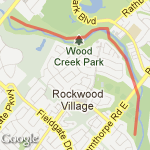 Ponytrail to Eglinton route map