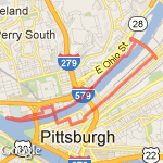 Half a half route map