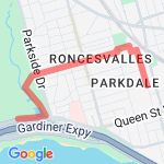 33 min return route map