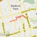 Glengrove Ravine Mt Pleasant route map