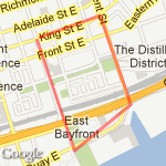 First Run  route map