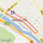 Green > Shurs (Loop) route map