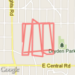 3mile Scarsdale Estates route map