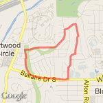 Hartwood TCU loop route map