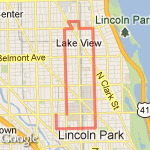 5 mi to Wrigley route map