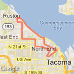 Mama's Hill Loop route map