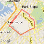 Around Greenwood route map