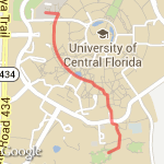 Hercules - Lake Claire route map