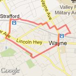 3 mile loop route map