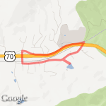 2 mile loop route map