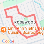 3 mile run #2 route map