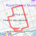 10 km route map