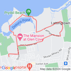 Carlyle 7mi - 11.27 Km route in Glen Cove