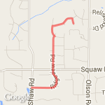 Pau's sprint run route map