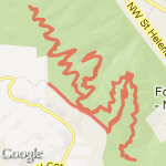 Birch Trail Start route map