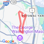 Short Del Ray Run route map