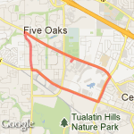 4_point_5_mile_route route map