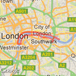 Wapping - London Eye route map
