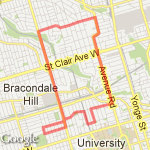 Annex Run route map