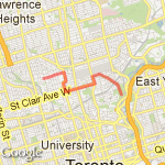 Brickwords route map