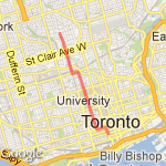 Run to Work route map