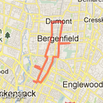 10 miles before RU Half route map