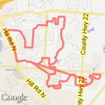 11 Mile Run route map