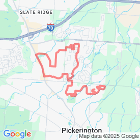 Run My Route - Running Map 11 Mile Run