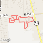 Three Mile route map