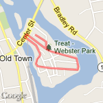 french island mile route map