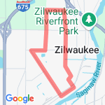 Another 5 miler route map