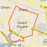 Work Route route map