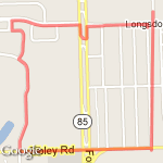 Civic Park Dr route map