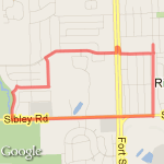 Valleyview route map