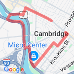3 miles cross river route map