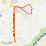 Post Work Paper Mill Run route map