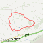 Home 4 miles route map